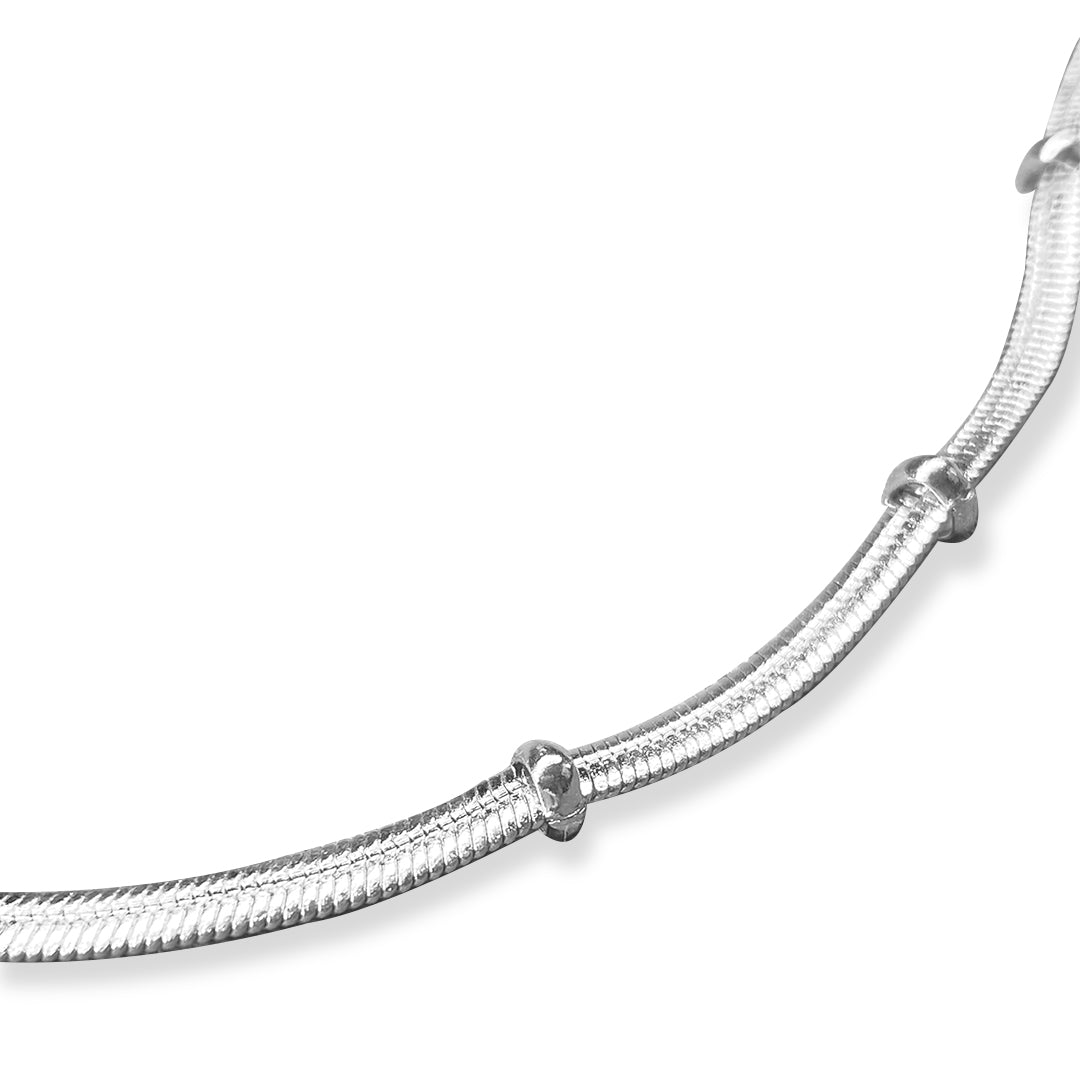 Collana color argento stile etnico