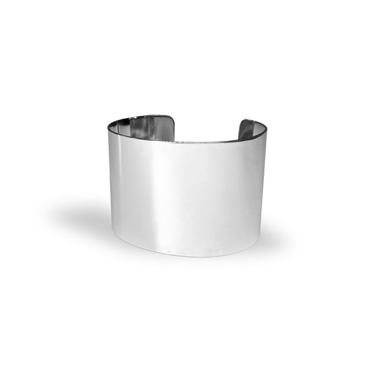 Bracciale a fascia color argento